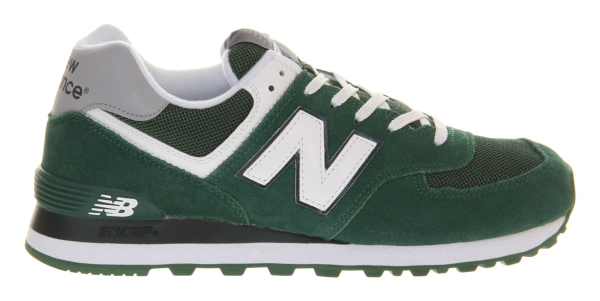 new balance 574 noir blanc vert